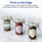 Avery Matte White Hexagon Labels with Sure Feed, 1-1/2" x 1-47/54"